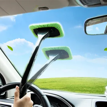  Automatikus tisztítás Mosószerszám hosszú fogantyúval Autó ablaktisztító mosókészlet Ablaktörlő ablaktörlő mikroszálas ablaktörlő tisztító kefe