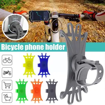  Univerzális kerékpár mobiltelefon tartó szilikon motorkerékpár kerékpár kormány állványra szerelhető konzol tartó IPhone 13 Pro 12 M2C3 készülékhez