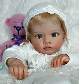 22 hüvelyk Tutti újjászületett Bebe Élethű, kézzel készített Bebe újjászületett baba Művészek által festett bebê Baba újjászületett bonecas infantil meninas