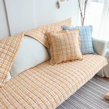 Fresh Style kanapépárna minden évszakban Univerzális pamutszövet Egyszerű modern könnyű luxus párna Kanapéhuzat Szövet Pásztori huzat