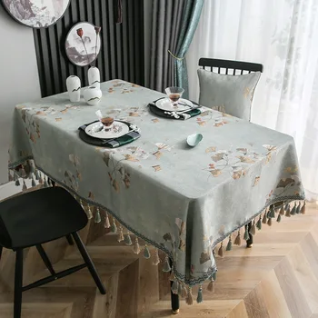 Asztalterítő Kínai teaasztal terítő téglalap alakú szövet Nappali Háztartási étkezőasztal terítő Négyzet alakú terítő asztalszőnyeg